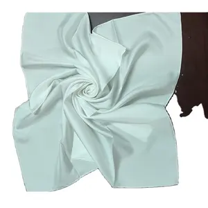 Оптовая продажа, простые белые шелковые шарфы, 100% шелковый шарф для рисования