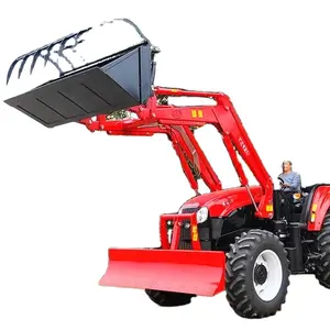 Peralatan Pertanian dan traktor YTO SG354 25-35hp 4WD dengan front end loader
