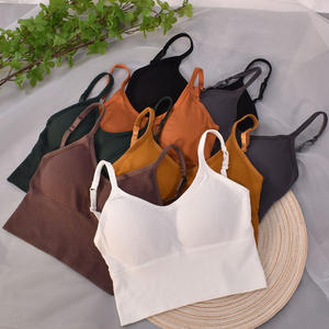 Soutien-gorge sans couture de style débardeur à bretelles en U de haute qualité <span class=keywords><strong>pour</strong></span> femmes enceintes, confortable, enveloppant la poitrine, débardeurs, camisoles - Product Image 2