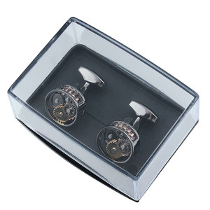 China Fabricación Accesorios <span class=keywords><strong>de</strong></span> moda Reloj <span class=keywords><strong>Gemelos</strong></span> Latón Hombre Traje <span class=keywords><strong>de</strong></span> lujo Camisa Mecánica Dial <span class=keywords><strong>Gemelos</strong></span> <span class=keywords><strong>para</strong></span> hombres <span class=keywords><strong>Gemelos</strong></span> - Product Image 3