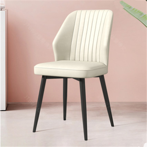 Modern Hotel French Leather PU <b>Upholstered</b> Luxury Lounge Cafe Dinning Restaurant Kitchen Dinner Dining Room <b>Chair</b> - Product Image 6