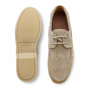 Chaussures <span class=keywords><strong>bateau</strong></span> décontractées pour hommes, basses, à lacets, légères, respirantes, polyvalentes et confortables, en cuir <span class=keywords><strong>nubuck</strong></span> fait main avec semelle intermédiaire en suède anti-odeur - Product Image 6