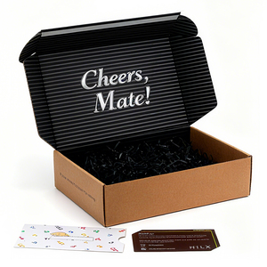 Tùy chỉnh vẻ đẹp bao bì hộp bưu phẩm làm cho hộp sóng màu hồng đầy màu sắc in ấn mỹ phẩm chăm sóc da vận chuyển hộp - Product Image 4