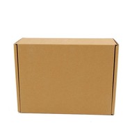 Boîte en carton ondulé pour avion personnalisé Boîte d'emballage pour vêtement nourriture chaussures Boîte postale en papier pour avion 50 carton ondulé CMJN