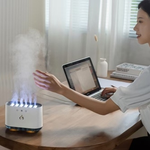 Di động mát sương tạo độ ẩm USB Home Party rung động âm nhạc thông minh đèn ngủ H20 H20 thông minh nightlight tạo độ ẩm nhà - Product Image 5