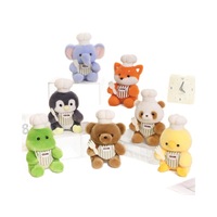 Boneka Beruang Kecil Mainan Hewan Hadiah Ulang Tahun Dekorasi Hotel Ornamen Grosir Poliester Kapas PP