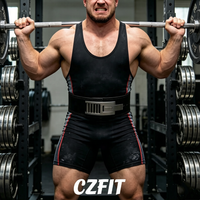 Ceinture de musculation en cuir de vachette avec boucle en alliage de zinc style titane, épaisseur 10 mm, pour la musculation et le soutien du dos en salle de sport