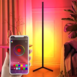 Party Wedding Holiday Events Decoration Standing Light Software App Control Musical Rgb Lights Tripod Corner Floor Lamp