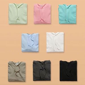 H5574 Vente en gros de sweats à capuche pour hommes en coton mélangé 350 g/m², grandes tailles, sweats à capuche vierges doublés en molleton français - Product Image 3