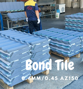 Châu Phi Vật Liệu Phổ Biến Cho Xây Dựng Nhà Chất Lượng Cao 0.4Mm Độ Dày Giá Cả Phải chăng Màu Đá Tráng Kim Loại Độc Đáo Trên Mái Nhà - Product Image 2