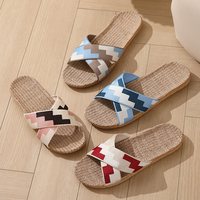 Nouveau Venir Fond Plat Diapositives Sandales Mode Tendance Antidérapant Respirant Maison Pantoufles pour Femmes