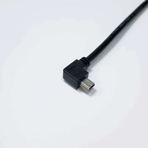 Câble USB mini mâle-mâle à angle droit de 2 mètres, personnalisé en usine, câble de données USB mini à 90 degrés - Product Image 1