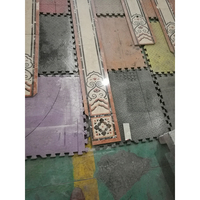 Fournisseur chinois personnalisé Italie motif fleurs maison marbre sol design