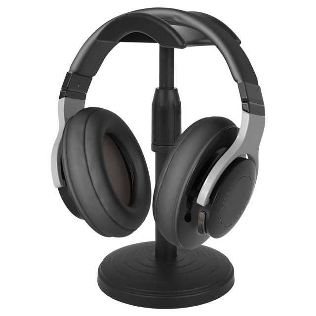 Wholesale Durable Adjustable Height Headphone Stand Holder with ABS Solid Base for Gaming/Office Use