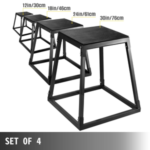Caja Pliométrica de Acero para Entrenamiento de Velocidad y Potencia - Caja de Ejercicios Pliométrica Resistente para Fitness y Entrenamientos Atléticos - Product Image 3