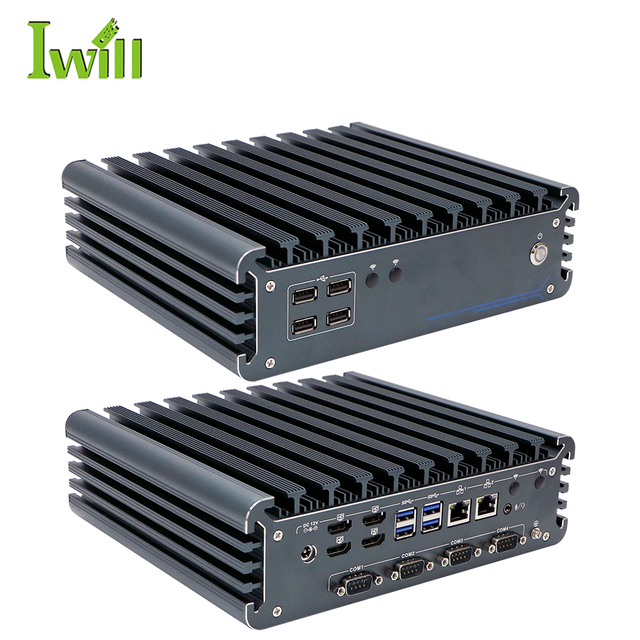 Direct Sales Core 12th Gen I5 Linux Operating System Mini Pc 4HD 4COM Dual Lan Industrial Pc Workstation with PXE Boot