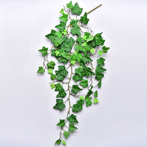 H1 Feuilles ignifuges Plantes vertes ignifuges Faux Fleur Vigne Creeper <span class=keywords><strong>Lierre</strong></span> Feuilles Twining Fleur Vigne Rotin Artificiel - Product Image 6