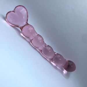 透明な大きな巨大な大きなガラスディルドセックスガラスペニスクリスタルアナルバットプラグビーズ女性のための大人のおもちゃ - Product Image 2