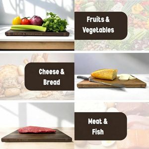 Ensemble de planches à découper en forme de livres avec support pour la cuisine, ensemble de 3 planches à découper en bois d'acacia ressemblant à des livres pour <span class=keywords><strong>les</strong></span> <span class=keywords><strong>légumes</strong></span> - Product Image 4