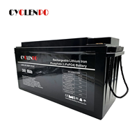 Baterai Lithium Ion CYCLENPO Tahan Air Ip67 Deep Cycle Lifepo4 24V 80ah untuk Motor Trolling/perahu/motor trolling listrik