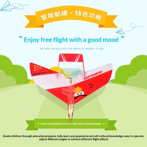 Avión de Espuma para Niños, Juguete de Avión Eléctrico para Armar, Lanzamiento Manual, Duradero, Recargable, Giratorio, Planeador para Exteriores - Product Image 4