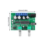 Carte d'amplificateur de puissance numérique TDA1517P 2.1 Super Bass Mini Micro 3 canaux 6W+6W+25W HIFI Classe D