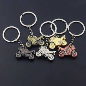 Creative <b>Personality</b> Stereo Simulation Heavy Motorcycle Metal <b>Key</b> <b>Ring</b> Men's Car Keychain Gift - Product Image 1