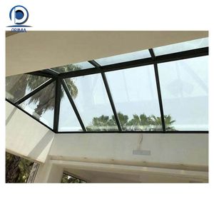 <span class=keywords><strong>Tettoia</strong></span> di <span class=keywords><strong>vetro</strong></span> Semi-sferica di lusso con <span class=keywords><strong>vetro</strong></span> laminato a basso contenuto di <span class=keywords><strong>ferro</strong></span> per il lucernario del cortile - Product Image 4