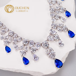 Collana con catena di diamanti coltivata da laboratorio OUCHEN CVD ha certificato Vvs 9k <span class=keywords><strong>Gold</strong></span> oro 18k catena di diamanti in oro - Product Image 2