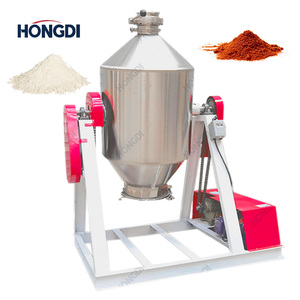 Mezclador de Doble Cono con Válvula de Mariposa y Puerto de Descarga para Alimentos, Productos Químicos, Polvo y Condimentos, Accionado por Motor y Caja de Engranajes, Capacidad de 30L, Alto Rendimiento - Product Image 1