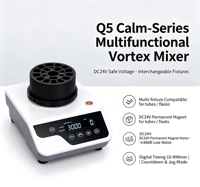 Mélangeur Vortex Hengnuo Q5 24V de paillasse multifonctionnel 3000 tr/min pour laboratoire et recherche clinique, tubes de 1,5/2 ml, OEM