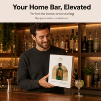 Boîte cadeau CBP Spirits avec insert moulé sur mesure - Boîte cadeau pliable magnétique avec emplacements pour bouteille et verres, impression personnalisée