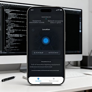 Ứng dụng iOS theo dõi vị trí thông minh với phần cứng tùy chỉnh tích hợp IOT để định vị thời gian thực và giám sát dữ liệu an toàn - Product Image 4