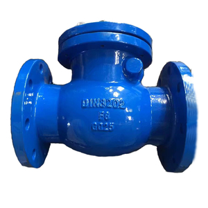 DN100 clapet anti-retour pivotant corps en fonte ductile siège en métal ou siège élastique disponible joint étanche pression PN10/16 face à face F6 - Product Image 2