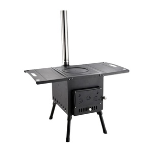 Poêle <span class=keywords><strong>à</strong></span> <span class=keywords><strong>bois</strong></span> de jardin <span class=keywords><strong>extérieur</strong></span> pour le camping Poêle <span class=keywords><strong>à</strong></span> <span class=keywords><strong>bois</strong></span> en acier inoxydable pour barbecue avec capacité de chaleur élevée - Product Image 1