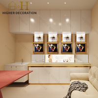 Vitrine de présentation de cosmétiques LED personnalisée pour boutique de soins de la peau et maquillage