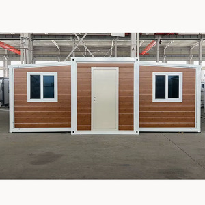 <span class=keywords><strong>Chalet</strong></span> de vacances en acier extensible <span class=keywords><strong>à</strong></span> ailes bilatérales coulissantes vers l'extérieur avec terrasse - Product Image 4