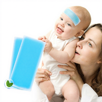 Patch rafraîchissant longue durée pour le front, coussinet en gel glacé doux pour la peau, pour bébés, enfants et adultes, utilisation estivale