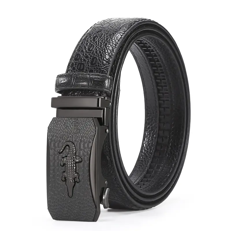 Hot Sale Business Western Stijl Ceinture Pour Homme Kleding Accessoires Mannen Riem Voor Pu Krokodillenleer Stijl