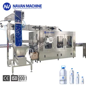 Manufacturer Customized Fully Automatic Plastic Bottle Mineral Water Three-in-one Filling Machine