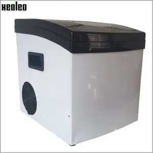 XEOLEO 15kg/24 घंटे स्वत: बर्फ मशीन स्टेनलेस स्टील घर दौर बुलेट बर्फ निर्माता बार वर्ग बर्फ घन निर्माता