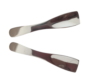 Espátula Plana de Acero Inoxidable DF315 para Maquillaje Facial, Cuchara Pequeña para Crema de Ojos, Cuchara de Acero Inoxidable - Product Image 2