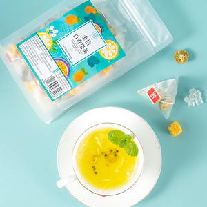 Thé aux fruits lyophilisés, kumquat, fruit de la passion, sachets de thé triangulaires, vente en gros d'usine, vente en gros de thé aux fruits kumquat et citron - Product Image 5