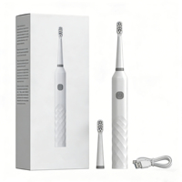 Cepillo de Dientes Eléctrico Sónico Recargable con Logotipo Personalizado, Múltiples Modos, Resistente al Agua IPX7, Bajo Ruido, Fácil de Limpiar