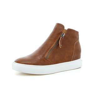 Nuove Sneakers alla Moda Economiche Personalizzate per Donne <span class=keywords><strong>con</strong></span> Tacco a <span class=keywords><strong>Zeppa</strong></span> Antiscivolo, Suola Intermedia in EVA e Fodera in Cotone - Product Image 4