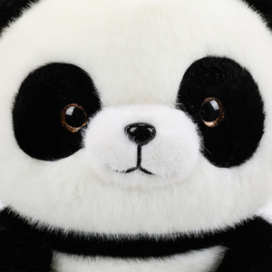 Peluche <span class=keywords><strong>Panda</strong></span> Gigante All'ingrosso, Bambola Animale Realistica Imbottita in Cotone PP, Compagna per Bambini, <span class=keywords><strong>Panda</strong></span> Seduto, Giocattolo di Peluche Dormiente - Product Image 4
