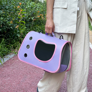 Suministro directo de fábrica de transportines para gatos, bolsas para mascotas, bolsos portátiles, bolsos de hombro, aptos para todas las estaciones, plegables, para mascotas - Product Image 2
