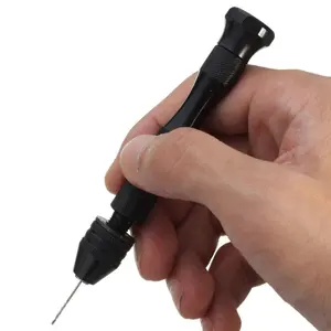Delicate Handmatige Werk Precisie Pin Vise Micro Mini Twist Boor Bits Hobby Model Roterend Gereedschap Voor Hout Sieraden