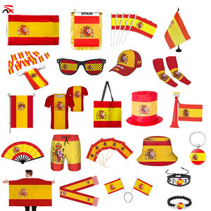 Sombrero de Bandera de España para Fanáticos del Fútbol, Impresión Digital en Poliéster, Sombrero de Pescador con Bandera de España para Animar en el Partido de Fútbol de 2026 - Product Image 6
