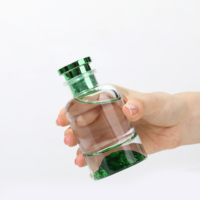 Mini flacon de parfum en verre volcanique, récipient décoratif pour parfum, diffuseur de parfum rechargeable, flacon pour la maison, le bureau, coffret cadeau